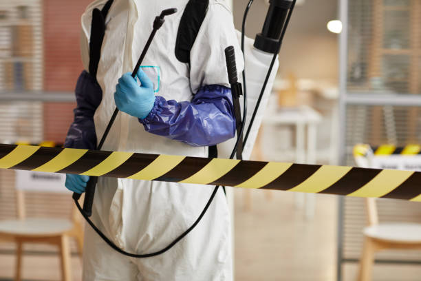 Professional Biohazard Cleanup technician working in Ijamsville, MD